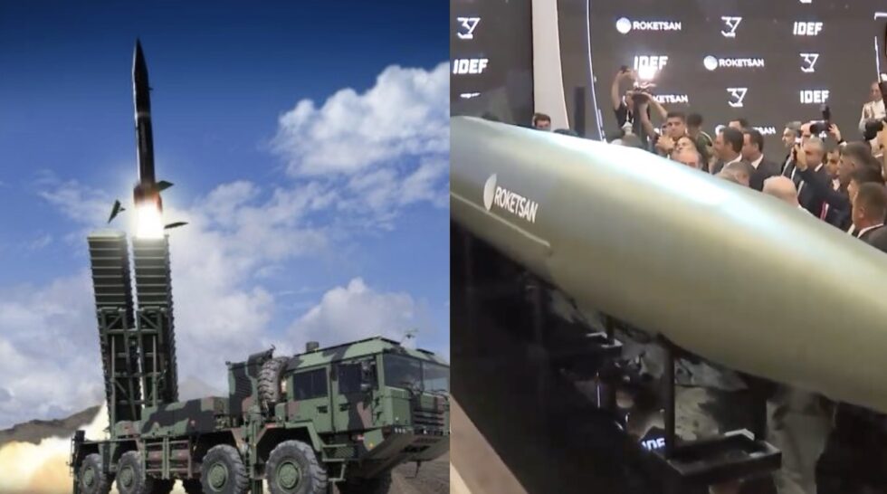 Turkey unveils Tayfun Block-4 at IDEF 2025 — a hypersonic missile with 3,000 km range, 6,000 km/h speed, and precision strike capability.