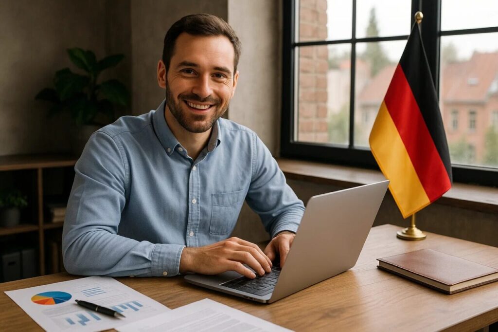 Как открыть бизнес в Германии в 2025 году: налоги, регистрация, формы компаний, визы и программы поддержки для иностранцев.