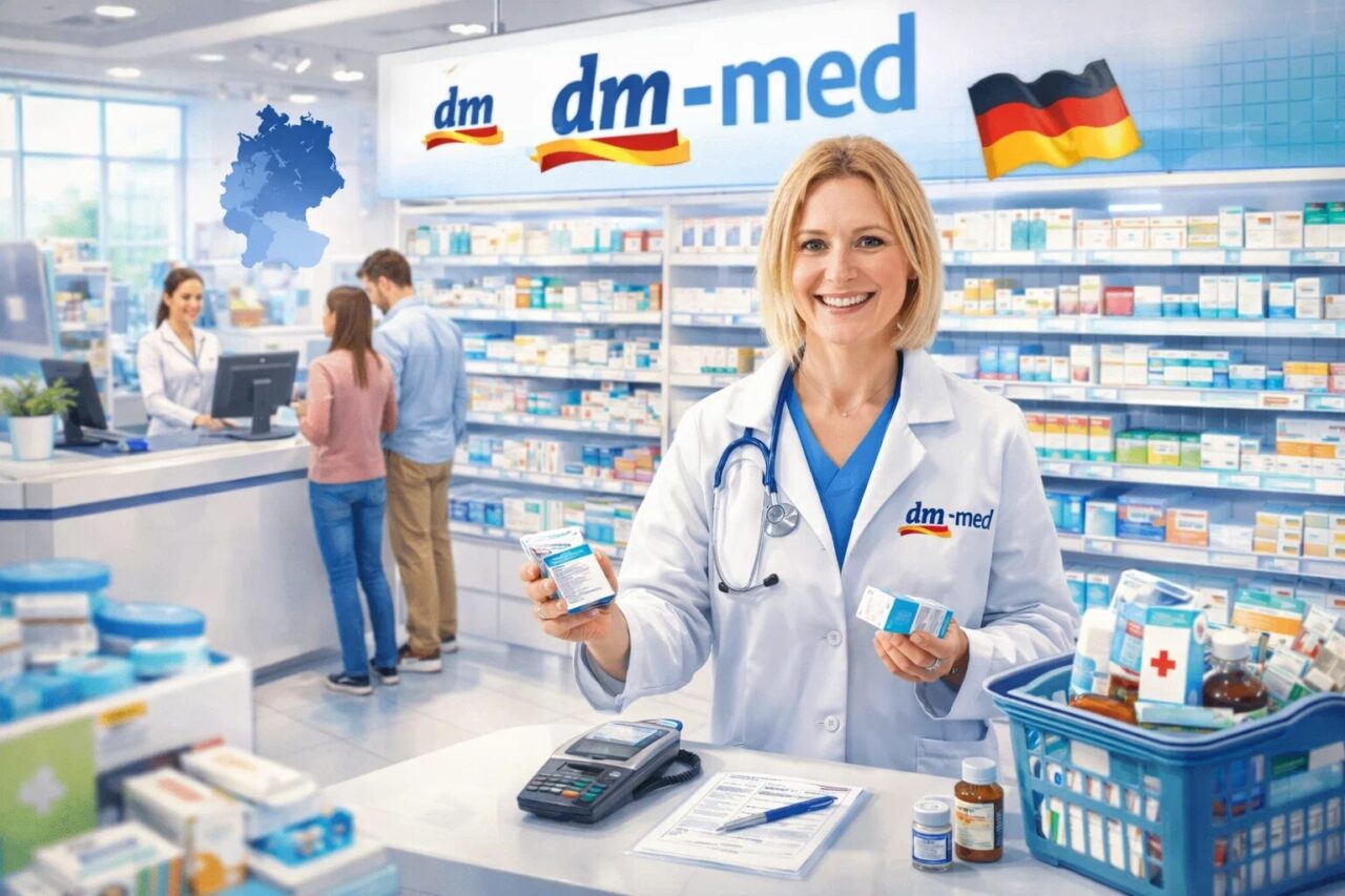 dm-med — новая онлайн-аптека от сети dm. Более 2500 лекарств, витамины и косметика с доставкой. Узнайте, как сделать заказ и получить консультацию фармацевта.