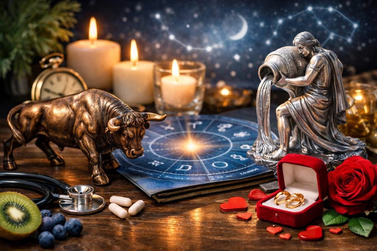 Узнайте гороскоп на 1 января 2026 года. Проверьте отношения Тельца с Водолеем, прогноз магнитных бурь и советы по здоровью на начало года для каждого знака.