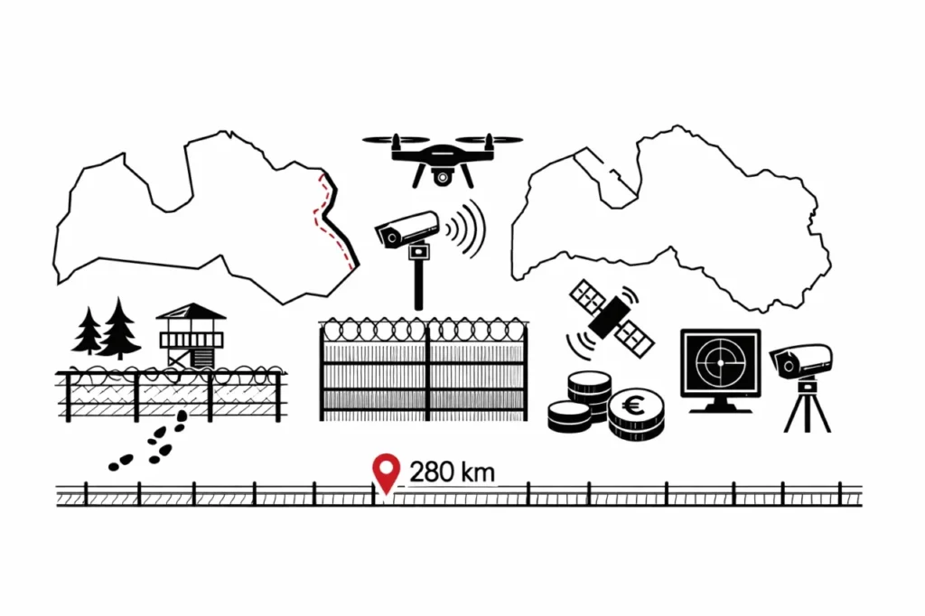 Что известно о новой пограничной стене Латвии на границе с Россией и ЕС