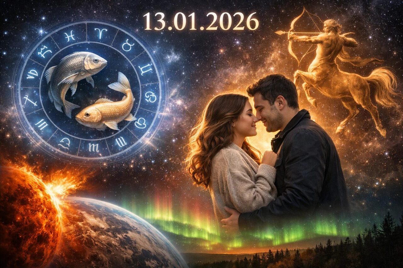 Гороскоп на 13 января 2026 года: детальный прогноз отношений Рыб и Стрельца, отчет о магнитной буре и советы для здоровья всех знаков зодиака.