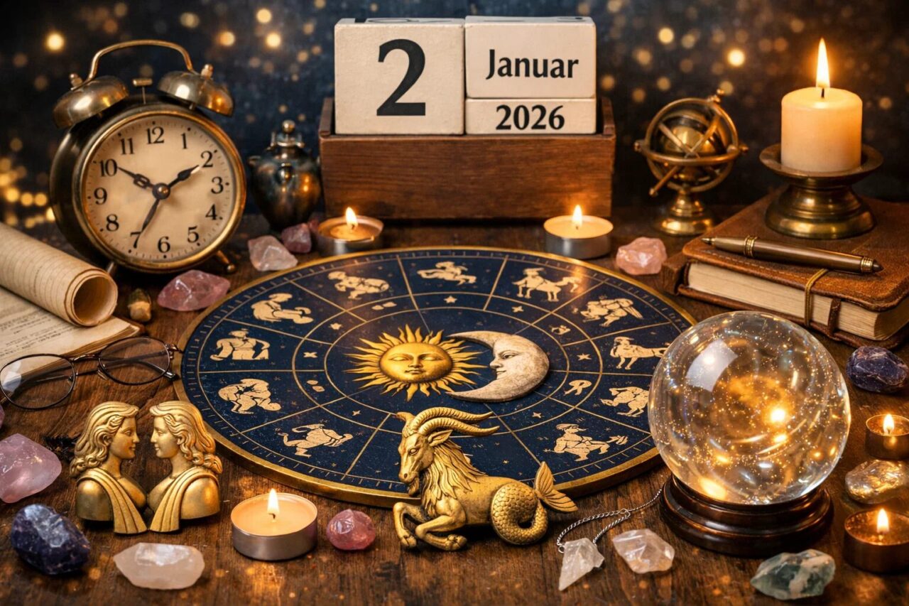 Узнайте гороскоп на 2 января 2026. Подробный прогноз отношений Близнецов и Козерога, данные о магнитных бурях и советы по здоровью для всех знаков зодиака.
