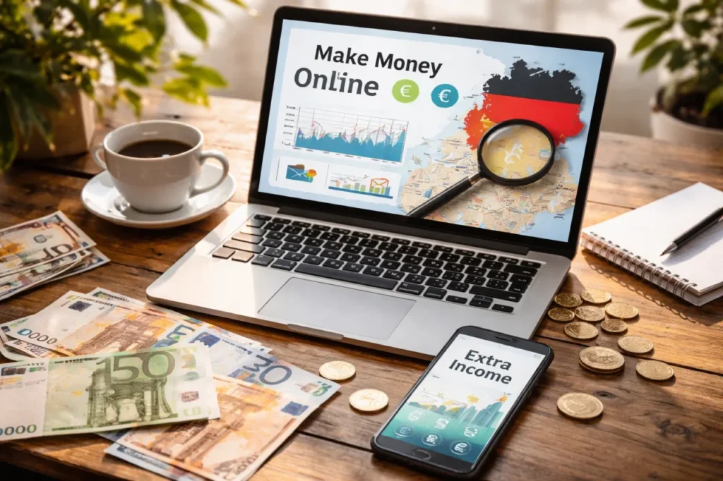 Как найти дополнительный доход онлайн в Германии: работа из дома, удалённая подработка через интернет и реальные способы заработка. Где искать онлайн-работу, какие платформы надёжны и сколько можно заработать.