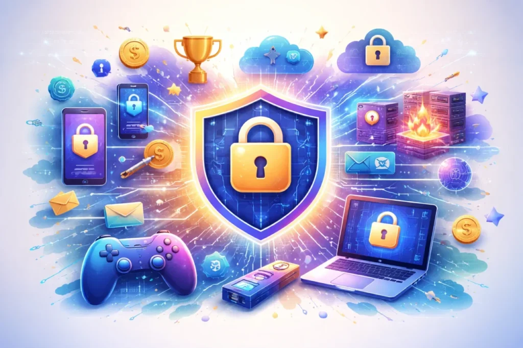 Шифрование в играх защищает аккаунты, платежи и цифровые активы игроков. Как работает защита данных в гейминге, какие риски остаются и что важно проверять пользователю