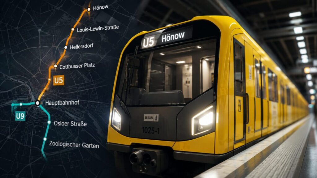 Новые поезда метро BVG в Берлине официально вышли на линии U5 и U9 спустя 31 год. Почему запуск задержали почти на пять лет, сколько вагонов поступит в 2026 году и как это изменит работу метро.