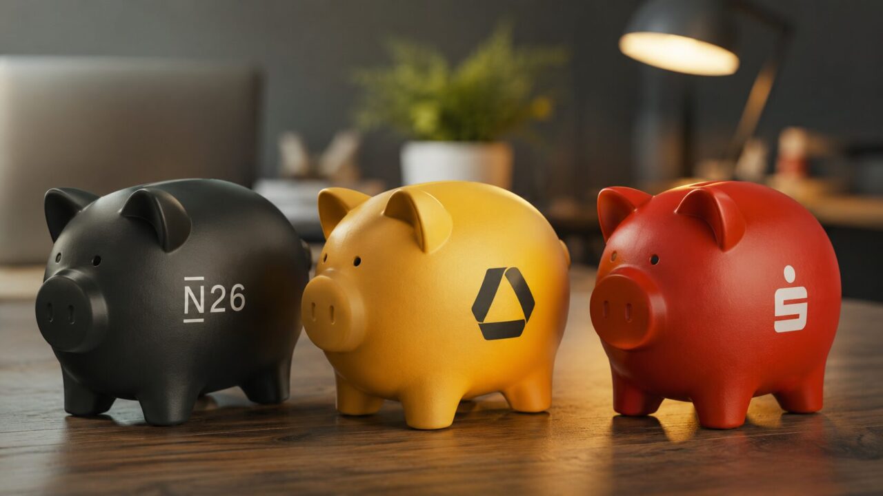 N26, Commerzbank oder Sparkasse: сравнение банков Германии в 2026 году — комиссии, карты, наличные, IBAN, кредиты, поддержка, мобильный банкинг и скрытые расходы.