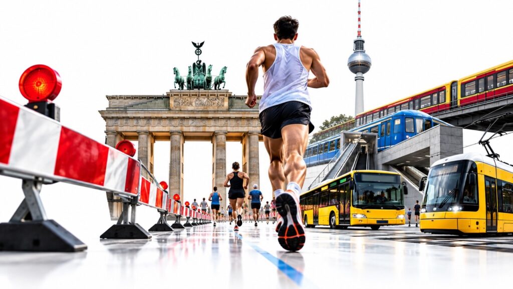 Когда и где в Берлине перекроют дороги из-за Berlin-Marathon 2026, какие улицы будут закрыты 26 и 27 сентября, что изменится в метро, S-Bahn, автобусах и трамваях.